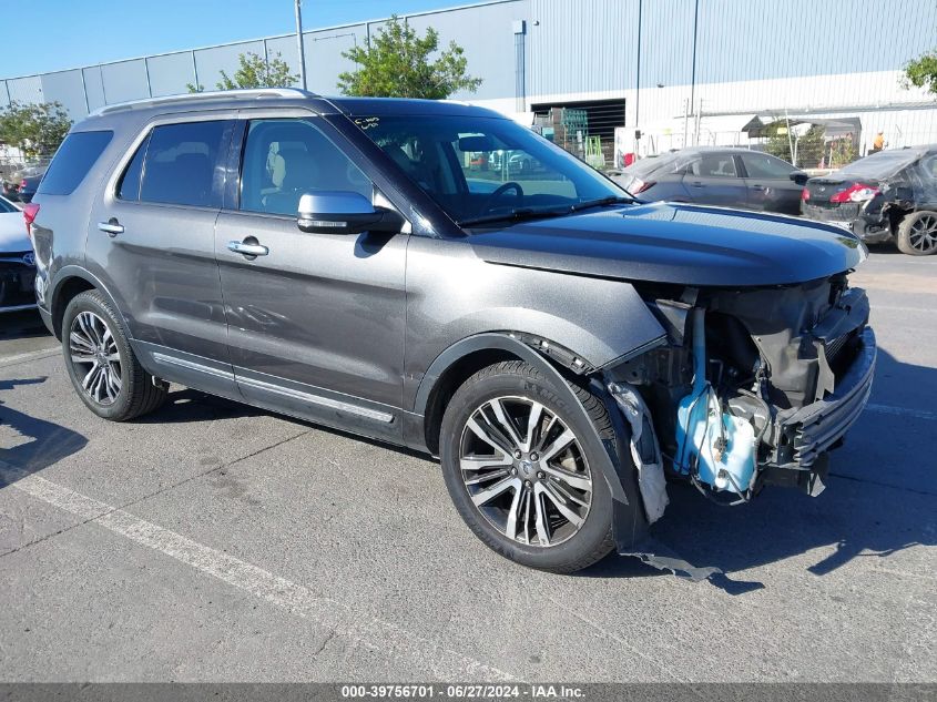 2016 Ford Explorer Platinum VIN: 1FM5K8HT9GGB87331 Lot: 39756701