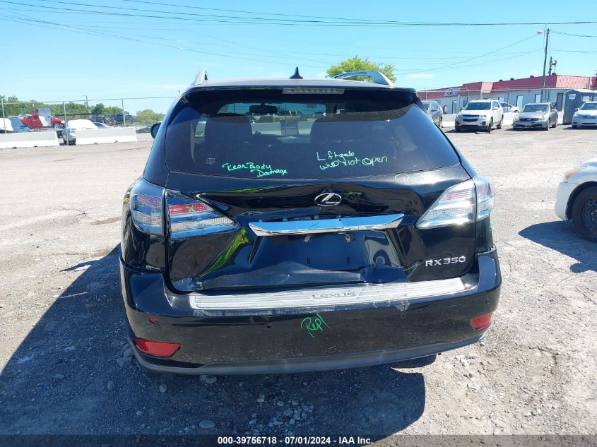 2011 Lexus Rx 350 VIN: JTJZK1BA9B2411852 Lot: 39756718