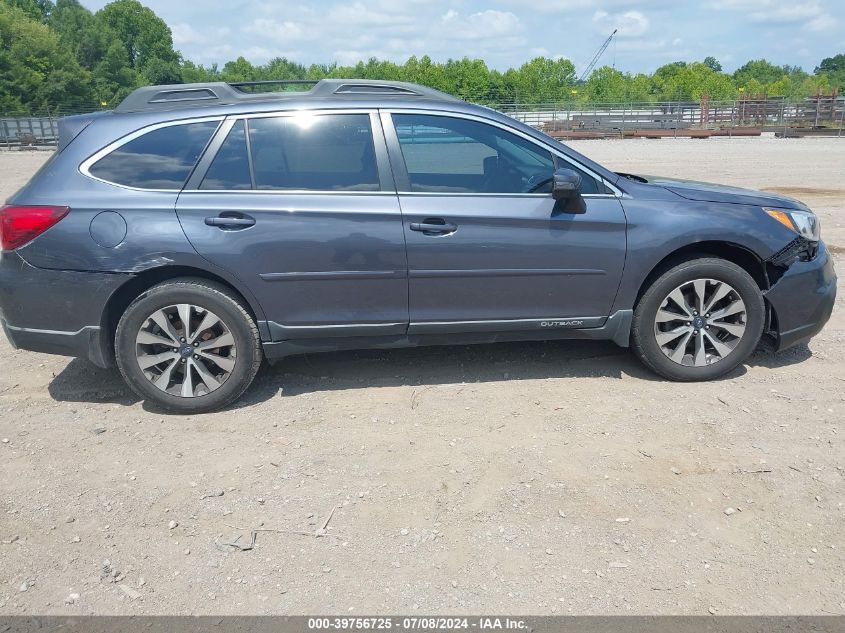 2016 Subaru Outback 2.5I Limited VIN: 4S4BSBLC4G3224901 Lot: 39756725