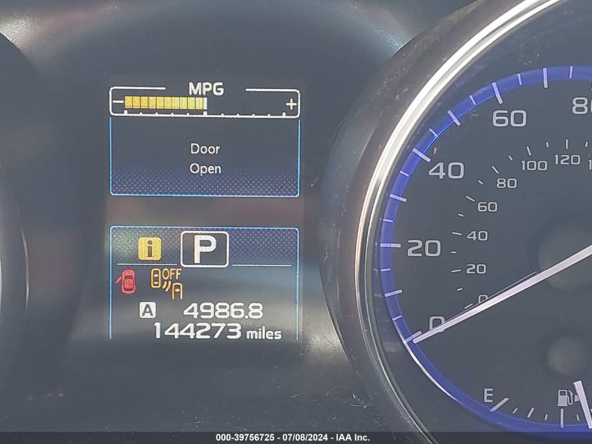 2016 Subaru Outback 2.5I Limited VIN: 4S4BSBLC4G3224901 Lot: 39756725