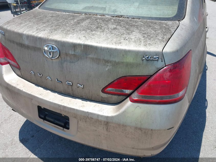 2006 Toyota Avalon Xls VIN: 4T1BK36B56U163754 Lot: 39756747
