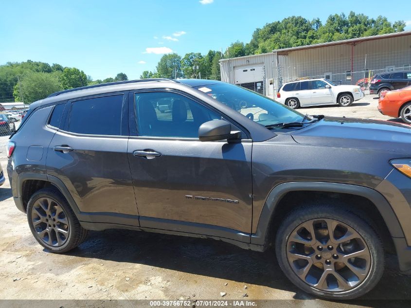 2021 Jeep Compass 80Th Anniversary 4X4 VIN: 3C4NJDEBXMT524950 Lot: 39756752
