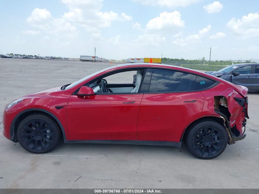 2021 TESLA MODEL Y LONG RANGE DUAL MOTOR ALL-WHEEL DRIVE - 5YJYGAEE6MF303591