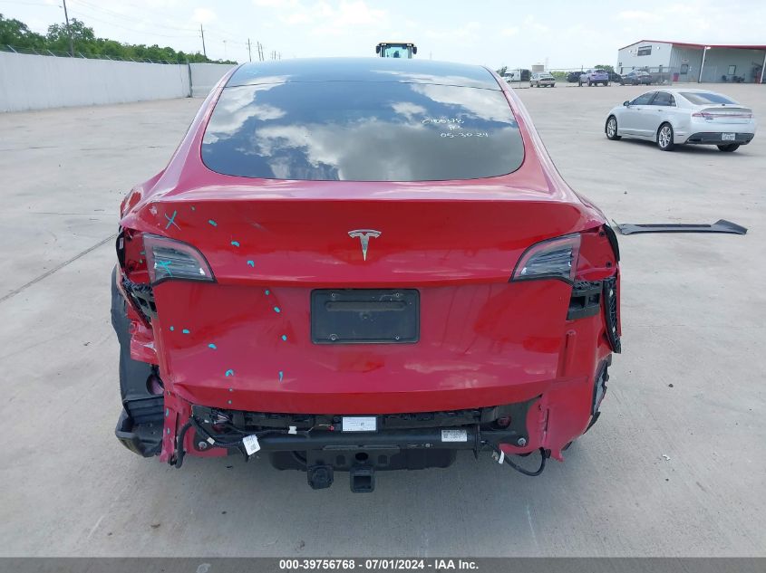 2021 TESLA MODEL Y LONG RANGE DUAL MOTOR ALL-WHEEL DRIVE - 5YJYGAEE6MF303591