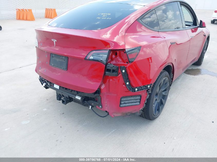 2021 TESLA MODEL Y LONG RANGE DUAL MOTOR ALL-WHEEL DRIVE - 5YJYGAEE6MF303591