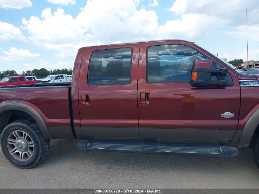 2015 Ford F-250 Lariat VIN: 1FT7W2BT9FED15374 Lot: 39756779