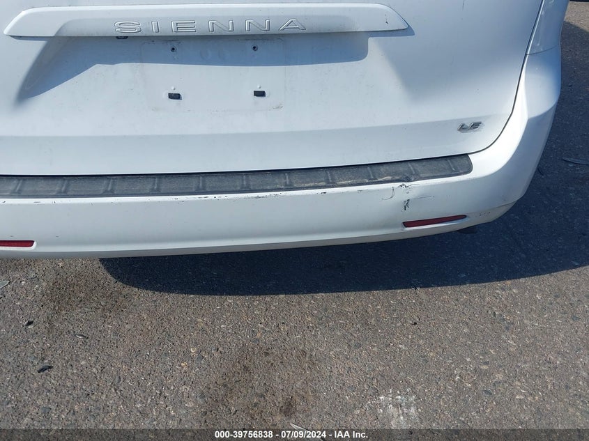 2012 Toyota Sienna Le V6 8 Passenger VIN: 5TDKK3DC0CS263213 Lot: 39756838