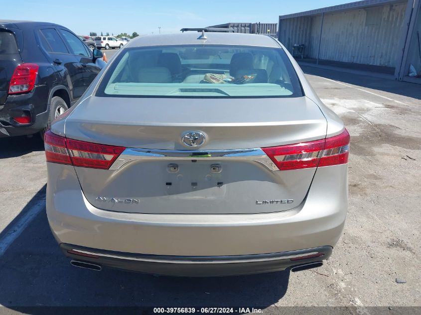 2016 Toyota Avalon Limited VIN: 4T1BK1EB8GU225896 Lot: 39756839