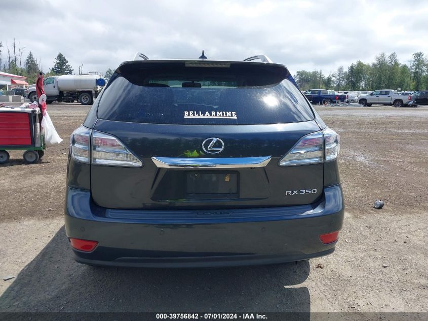 2011 Lexus Rx 350 VIN: 2T2BK1BA2BC099410 Lot: 39756842