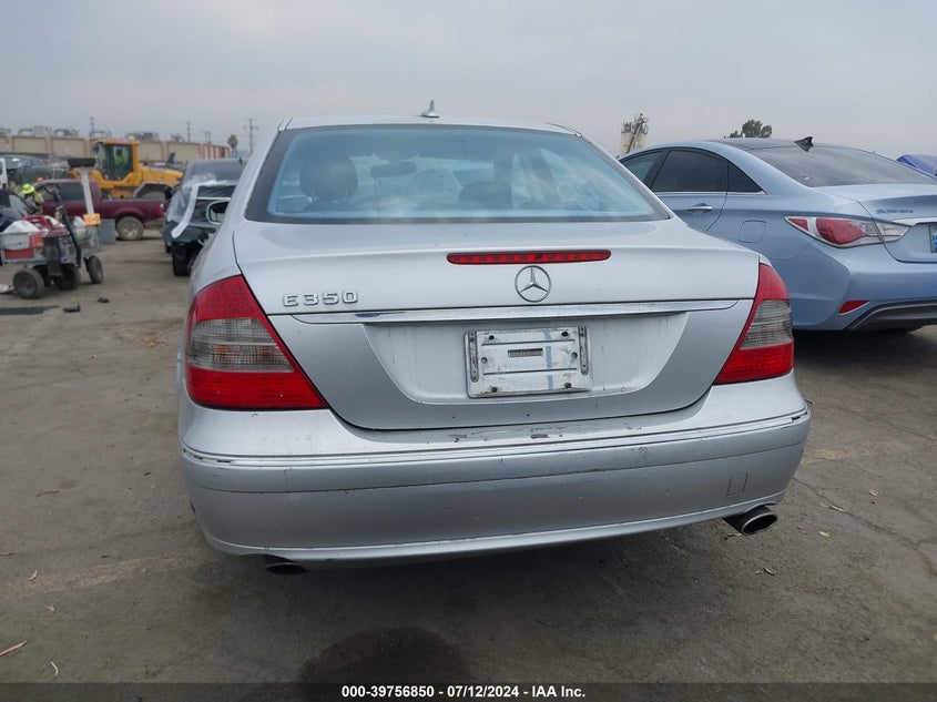 2008 Mercedes-Benz E 350 VIN: WDBUF56X18B295822 Lot: 39756850