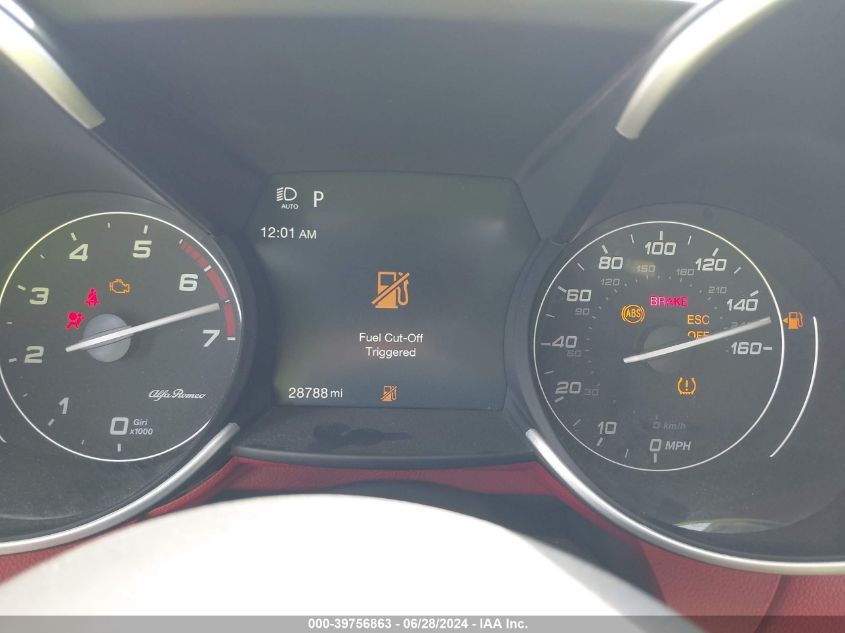 2020 Alfa Romeo Giulia Ti Rwd VIN: ZARFAMBN4L7626854 Lot: 39756863