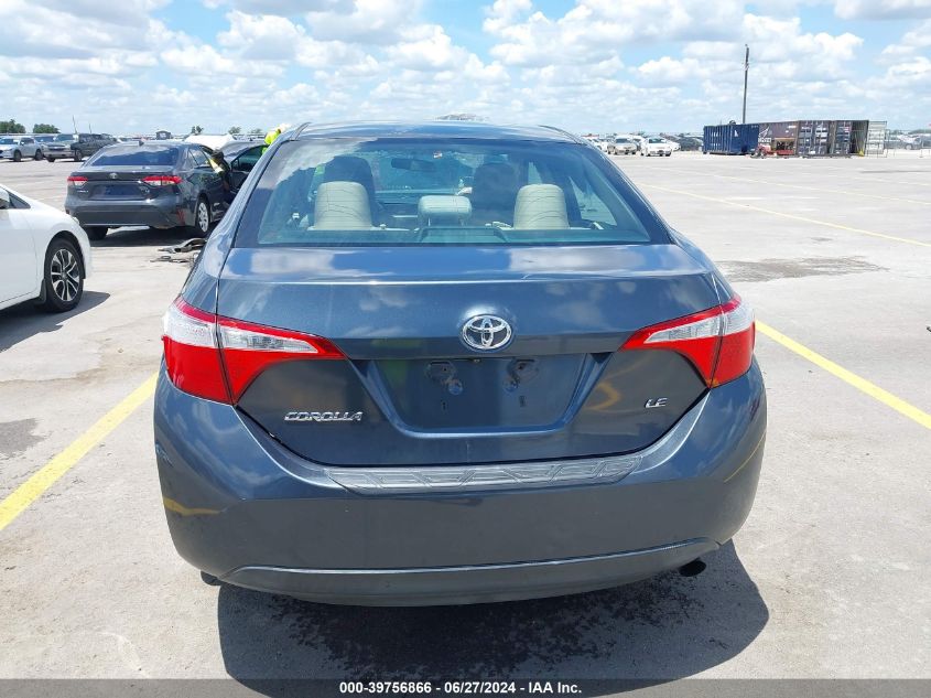 2015 Toyota Corolla Le Plus VIN: 5YFBURHE1FP326938 Lot: 39756866