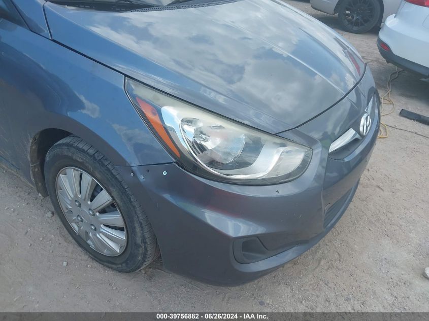 2014 Hyundai Accent Gls VIN: KMHCT4AE2EU732437 Lot: 39756882