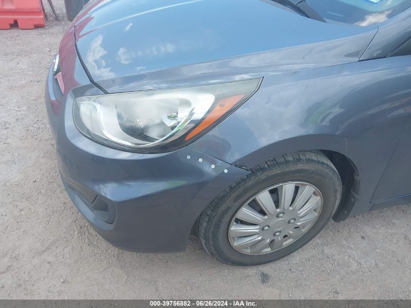 2014 Hyundai Accent Gls VIN: KMHCT4AE2EU732437 Lot: 39756882