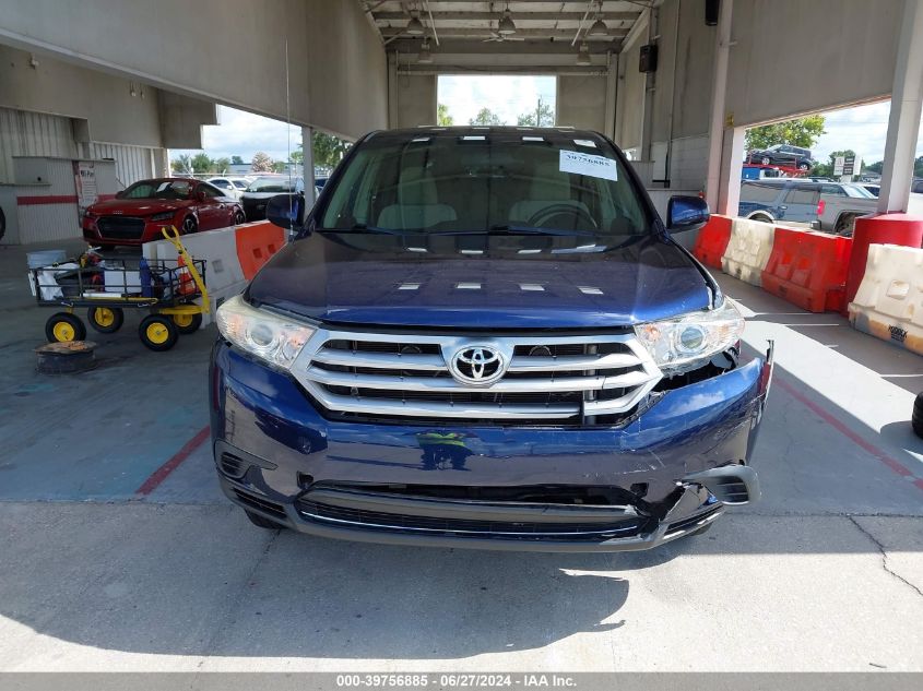 2012 Toyota Highlander Se VIN: 5TDZK3EH1CS060887 Lot: 39756885