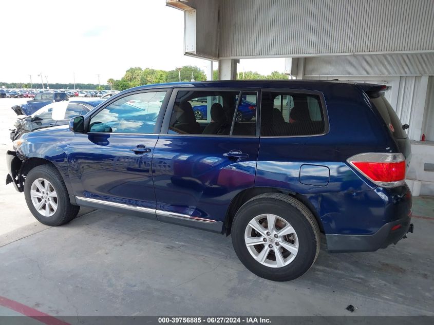 2012 Toyota Highlander Se VIN: 5TDZK3EH1CS060887 Lot: 39756885