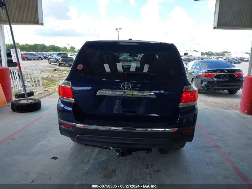 2012 Toyota Highlander Se VIN: 5TDZK3EH1CS060887 Lot: 39756885