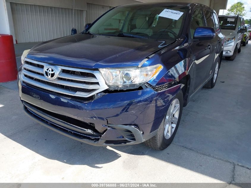 2012 Toyota Highlander Se VIN: 5TDZK3EH1CS060887 Lot: 39756885