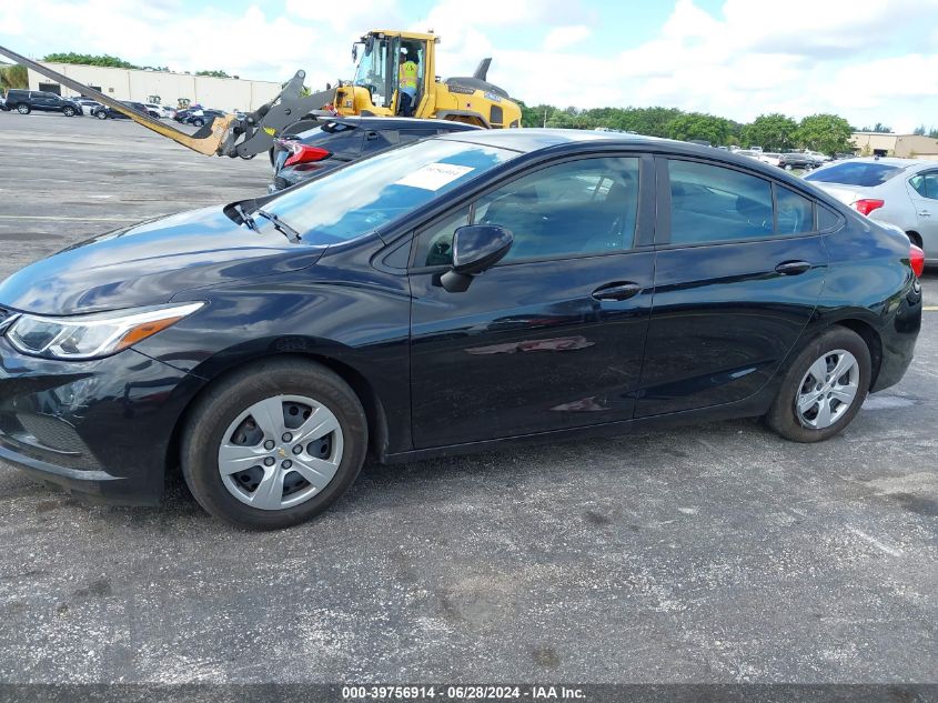 2017 Chevrolet Cruze Ls VIN: 1G1BC5SM1H7257824 Lot: 39756914