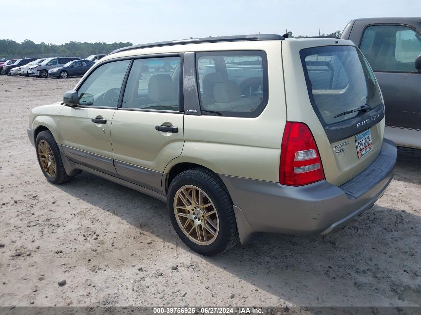 2003 Subaru Forester Xs VIN: JF1SG65603H746089 Lot: 39756925