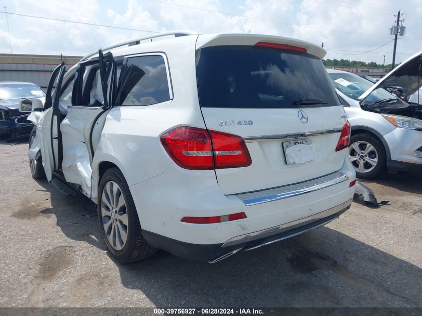 2017 Mercedes-Benz Gls 450 4Matic VIN: 4JGDF6EE7HA806197 Lot: 39756927