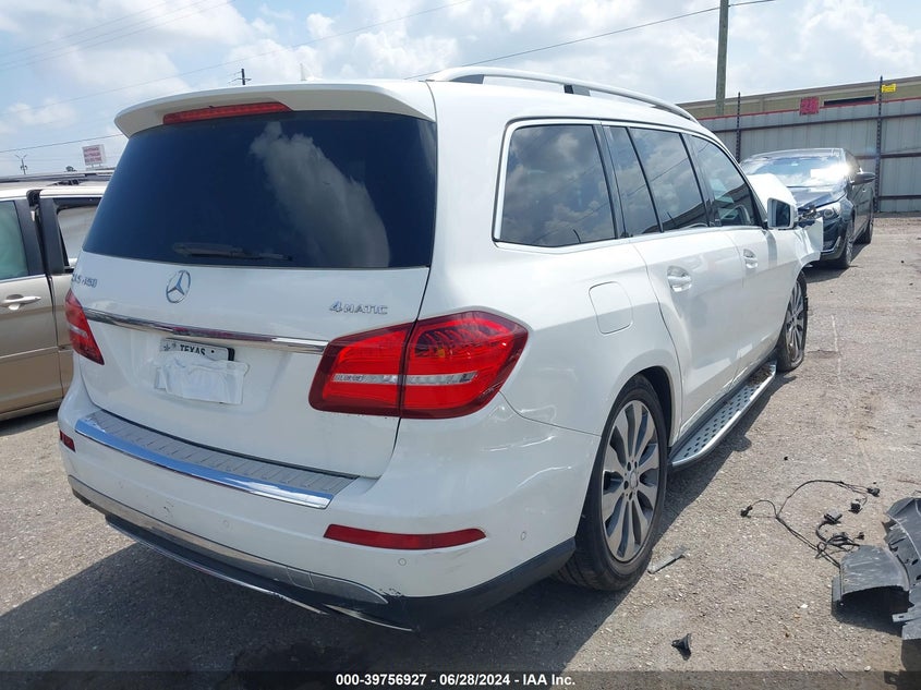2017 Mercedes-Benz Gls 450 4Matic VIN: 4JGDF6EE7HA806197 Lot: 39756927