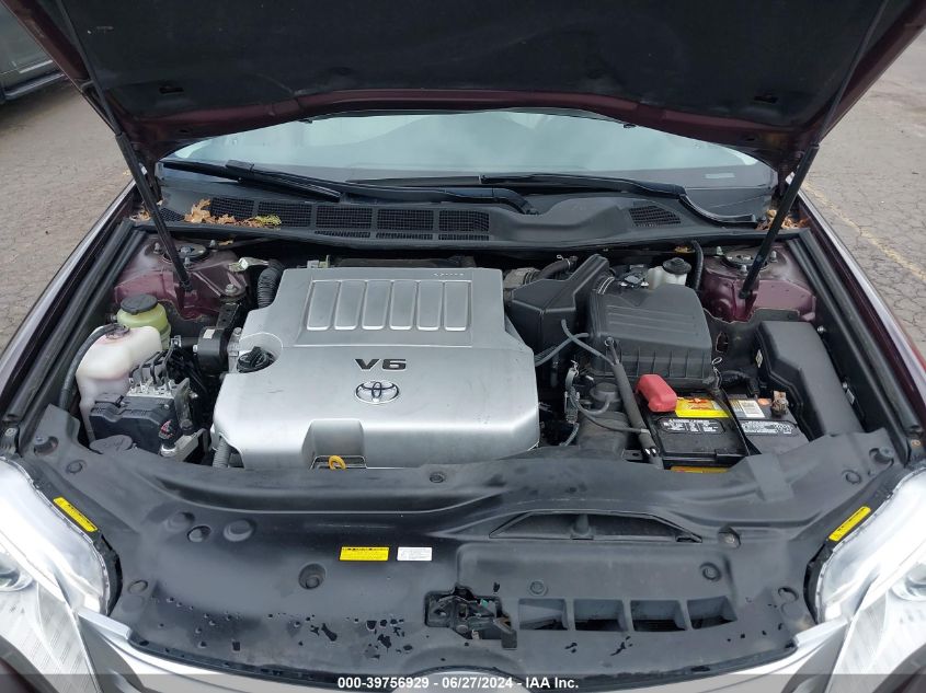 2011 Toyota Avalon Limited VIN: 4T1BK3DB2BU436887 Lot: 39756929