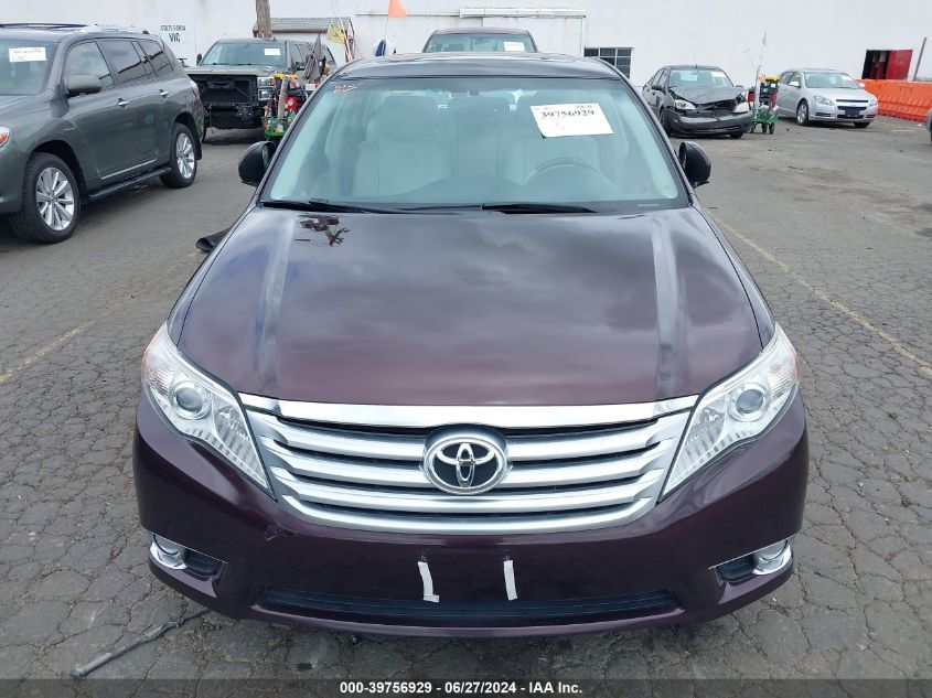 2011 Toyota Avalon Limited VIN: 4T1BK3DB2BU436887 Lot: 39756929