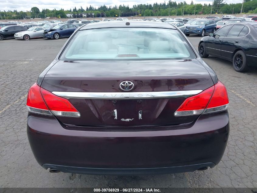 2011 Toyota Avalon Limited VIN: 4T1BK3DB2BU436887 Lot: 39756929