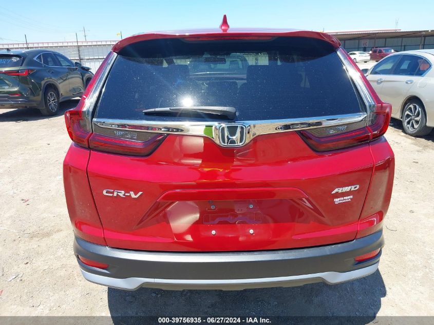 2021 Honda Cr-V Awd Ex-L VIN: 2HKRW2H89MH608930 Lot: 39756935