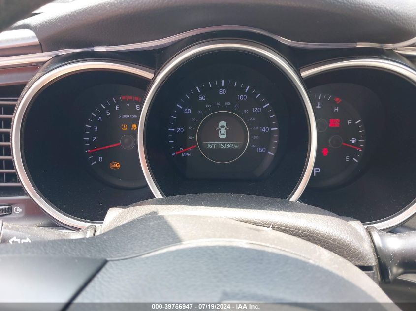 2014 Kia Optima Lx VIN: 5XXGM4A77EG298879 Lot: 39756947