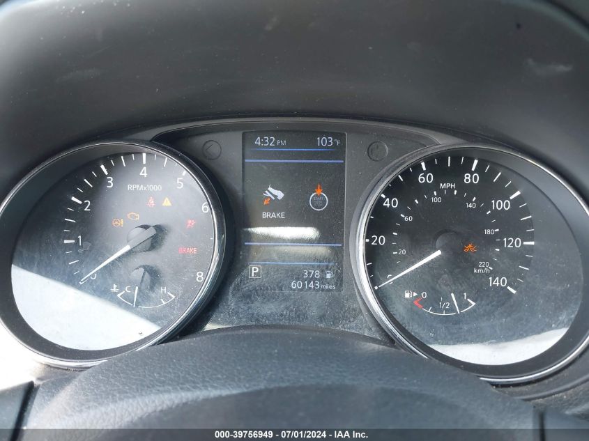 2018 Nissan Rogue Sv VIN: 5N1AT2MT7JC805422 Lot: 39756949