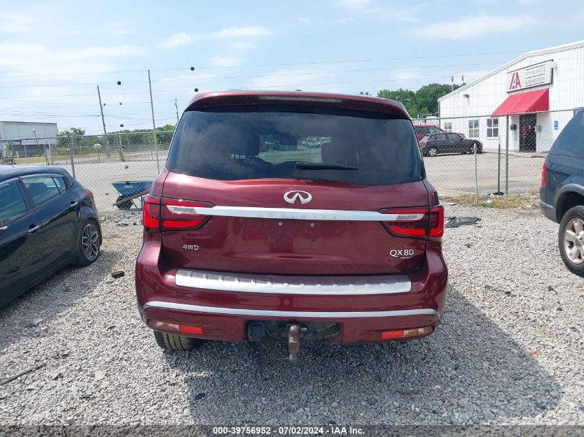 2020 Infiniti Qx80 Limited Awd VIN: JN8AZ2NE2L9250550 Lot: 39756952