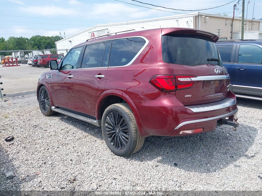 2020 Infiniti Qx80 Limited Awd VIN: JN8AZ2NE2L9250550 Lot: 39756952