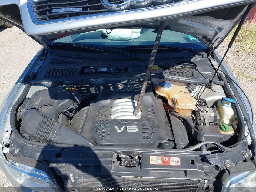 1999 Audi A4 2.8 VIN: WAUED28D4XA227139 Lot: 39756961