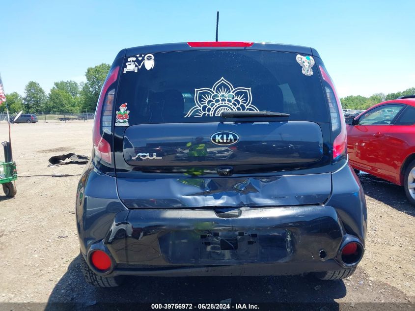 2016 Kia Soul + VIN: KNDJP3A55G7380983 Lot: 39756972