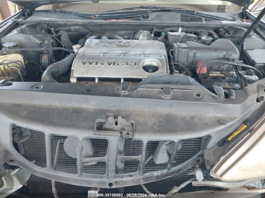 2005 Lexus Es 330 VIN: JTHBA30G155080888 Lot: 39756982