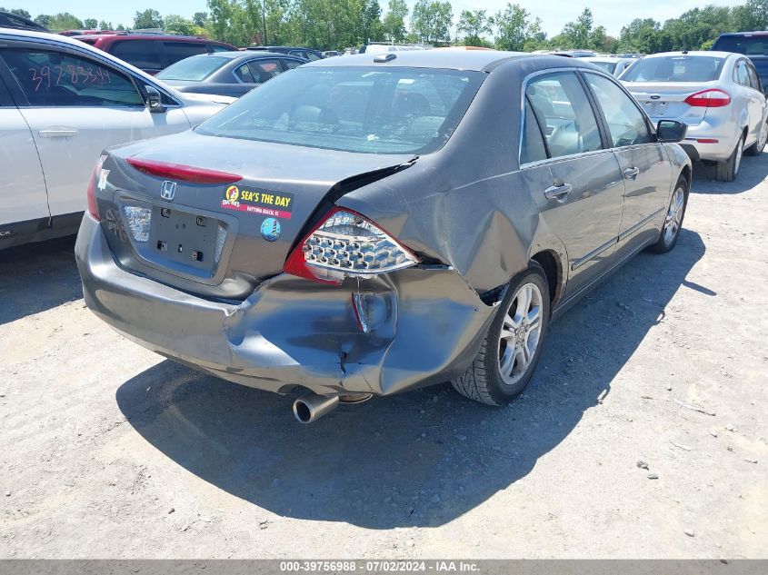 2006 Honda Accord 2.4 Ex VIN: 1HGCM568X6A102597 Lot: 39756988