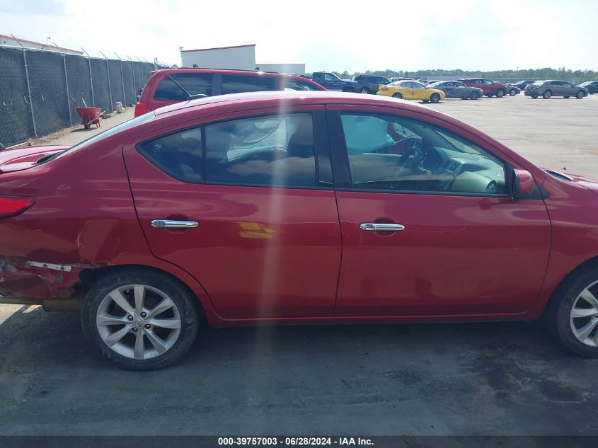 2014 Nissan Versa 1.6 Sl VIN: 3N1CN7AP9EL853495 Lot: 39757003