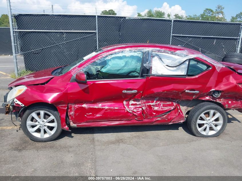 2014 Nissan Versa 1.6 Sl VIN: 3N1CN7AP9EL853495 Lot: 39757003