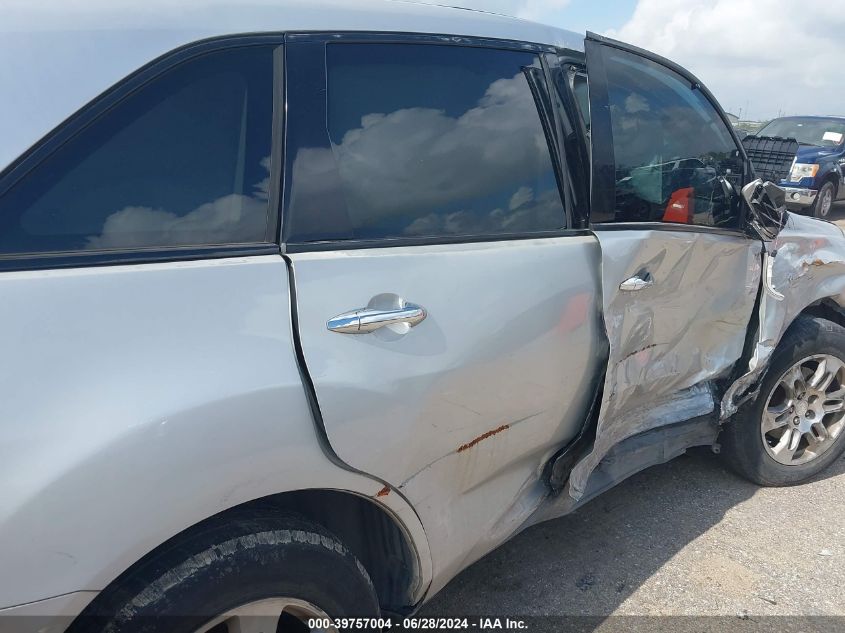 2007 Acura Mdx Technology VIN: 2HNYD28307H535931 Lot: 39757004
