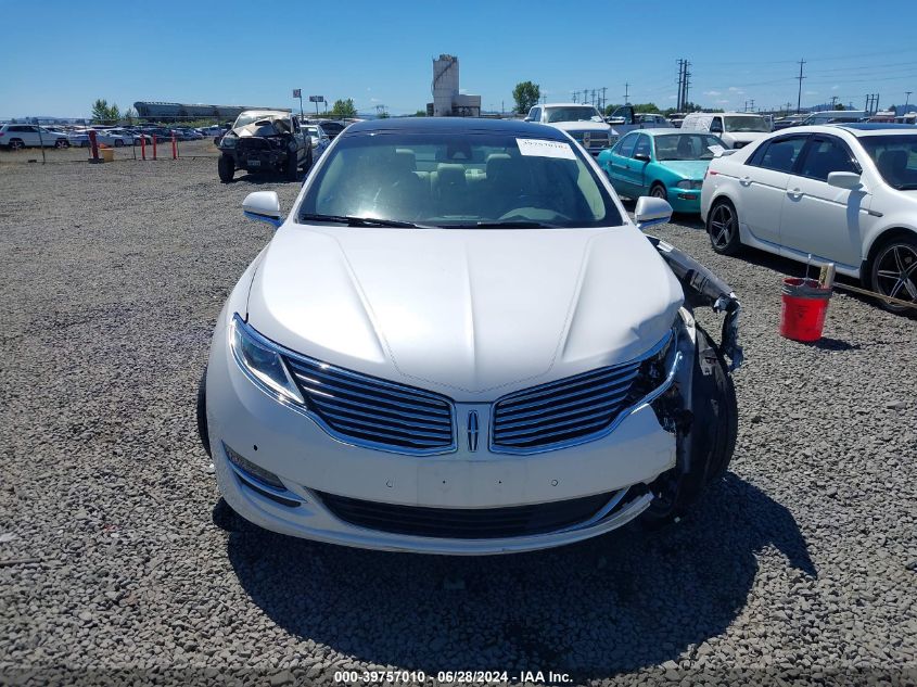 2016 Lincoln Mkz Hybrid VIN: 3LN6L2LU2GR606661 Lot: 39757010