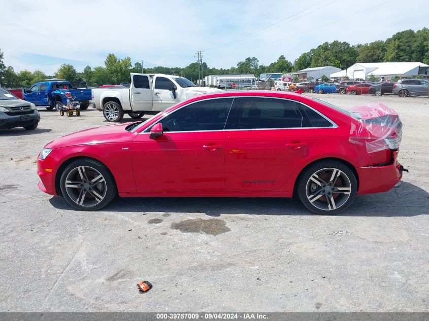 2017 Audi A4 2.0T Premium VIN: WAUENAF45HN026175 Lot: 39757009