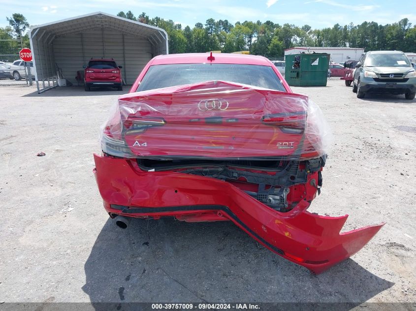 2017 Audi A4 2.0T Premium VIN: WAUENAF45HN026175 Lot: 39757009