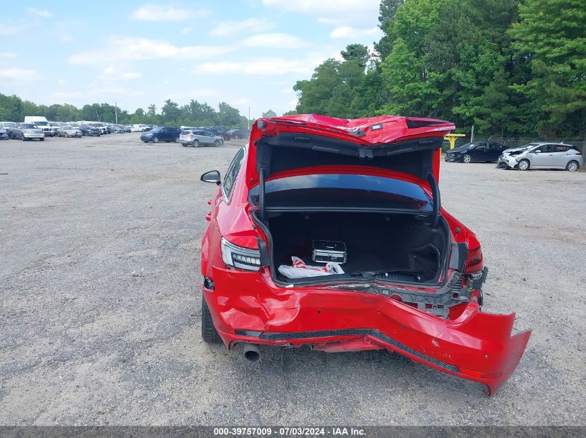 2017 Audi A4 2.0T Premium VIN: WAUENAF45HN026175 Lot: 39757009