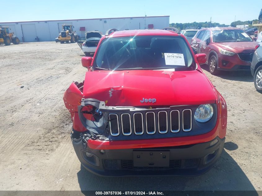 2016 Jeep Renegade Latitude VIN: ZACCJABW0GPC42065 Lot: 39757036