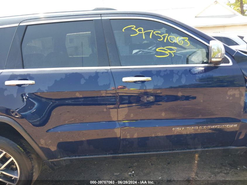 2018 Jeep Grand Cherokee Limited 4X4 VIN: 1C4RJFBT9JC276725 Lot: 39757063