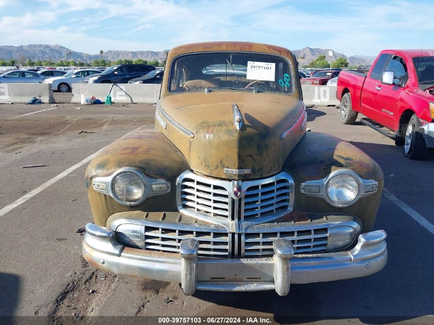 1947 Lincoln Zephyr Base (100B) VIN: 5EH735479 Lot: 39757103