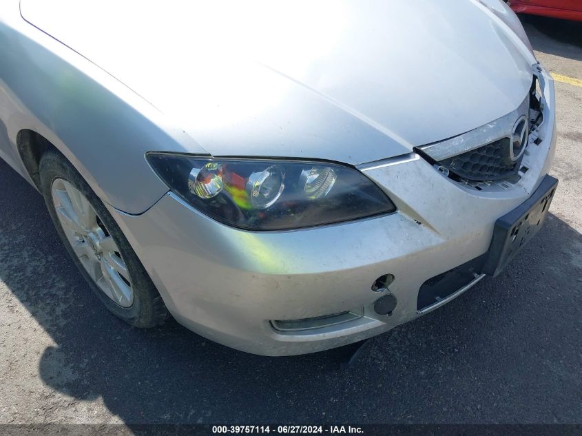 2007 Mazda Mazda3 I VIN: JM1BK12G071628552 Lot: 39757114