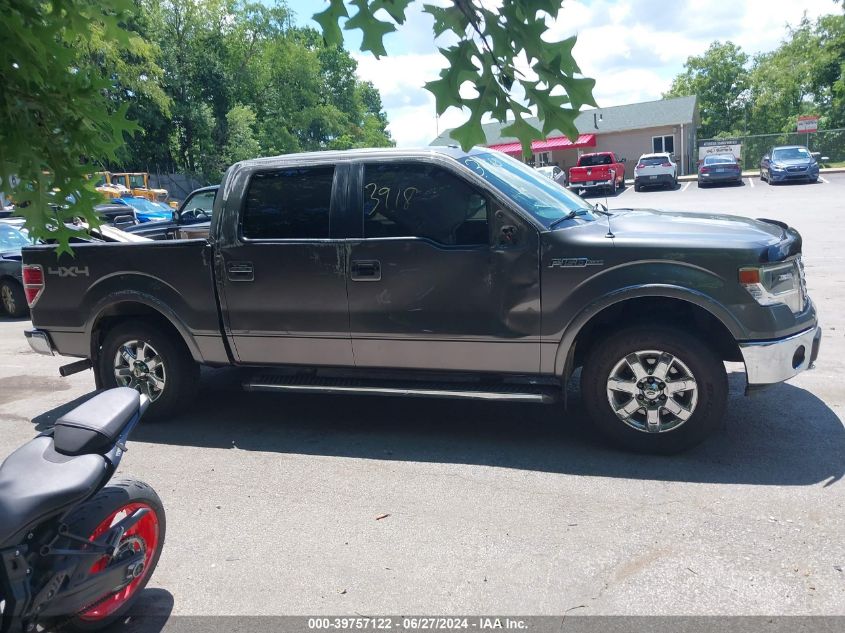 2013 Ford F-150 Lariat VIN: 1FTFW1EF7DFC03918 Lot: 39757122